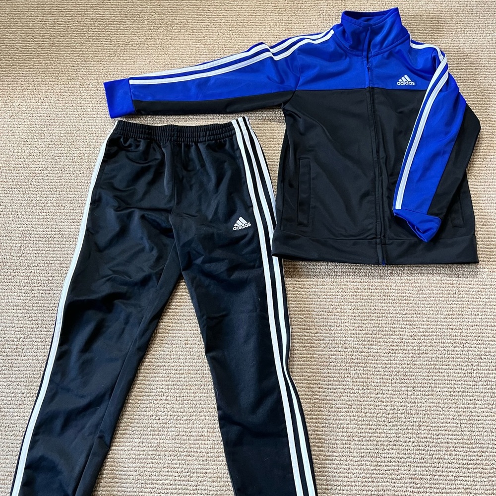 Kids Adidas Track Suit Set